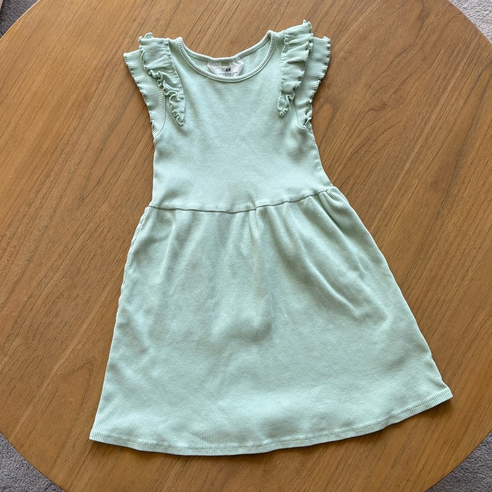 H&M Girls Mint Green Dress